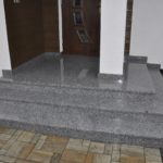 Bianco Sardo schody płomieniowane antypoślizgowe