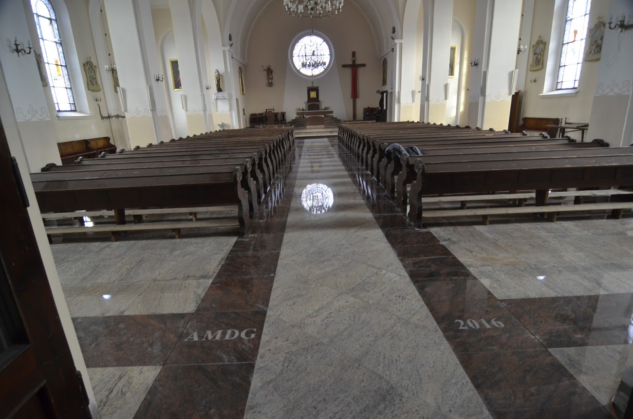 Płytki granitowe do kościoła na posadzkę PS Granit Gdynia