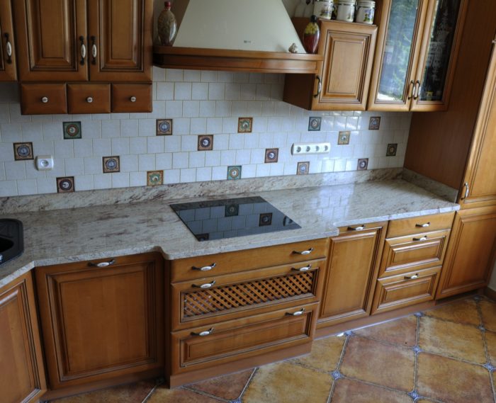 Blaty kuchenne z granitu Ivory Brown