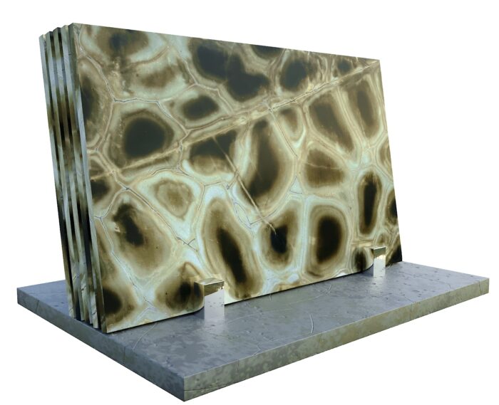 Turtle kwarcyt naturalny 2cm czarno zielony