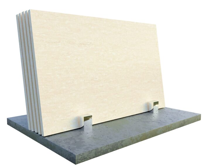 Travertino Beige nowoczesny konglomerat kwarcowy